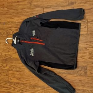 North Face Black and Orange Winter Jacket Jumper
